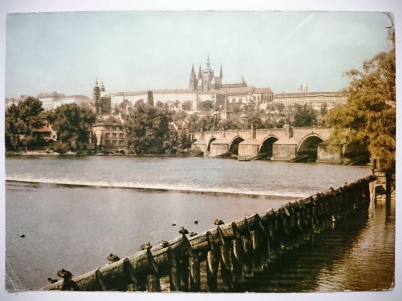 PRAHA. PRAGUE CASTLE AND CHARLES BRIDGE