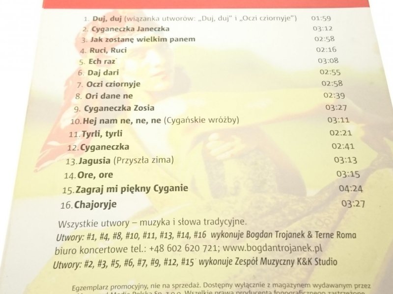 NAJWIĘKSZE HITY CYGAŃSKIE. PŁYTA CD