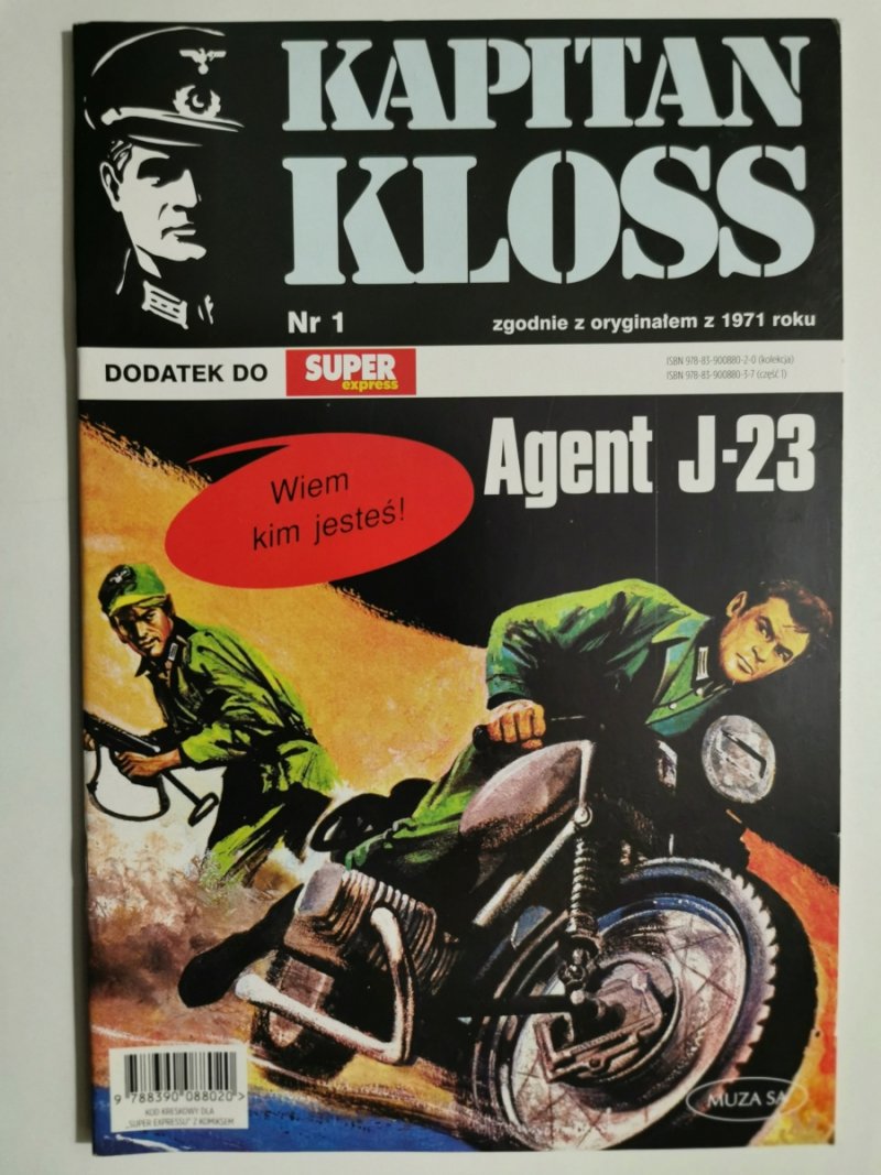 KAPITAN KLOSS NR 1 AGENT J-23