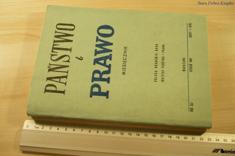 PAŃSTWO I PRAWO MIESIĘCZNIK 1 (479) STYCZEŃ 1986