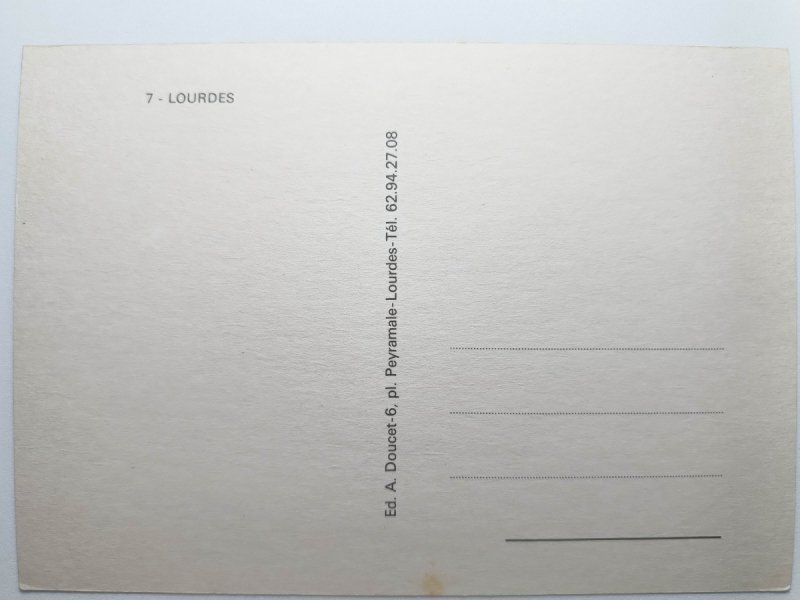 SOUVENIR DE LOURDES