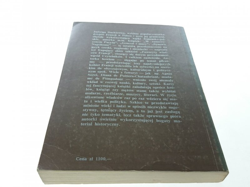 FAWORYTY WŁADCÓW FRANCJI - J. Dackiewicz 1988