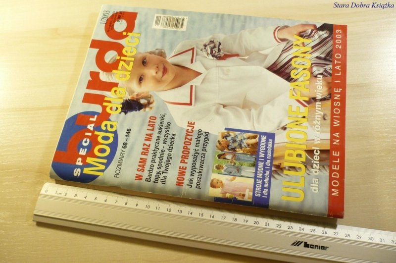 BURDA SPECIAL MODA DLA DZIECI 1/2003