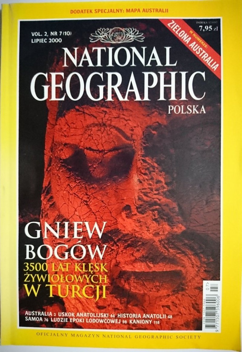 NATIONAL GEOGRAPHIC POLSKA VOL. 2 NR 7 (10) LIPIEC 2000