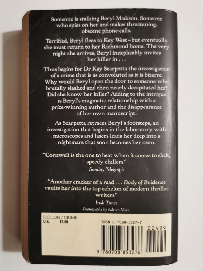 BODY OF EVIDENCE - Patricia D. Cornwell 