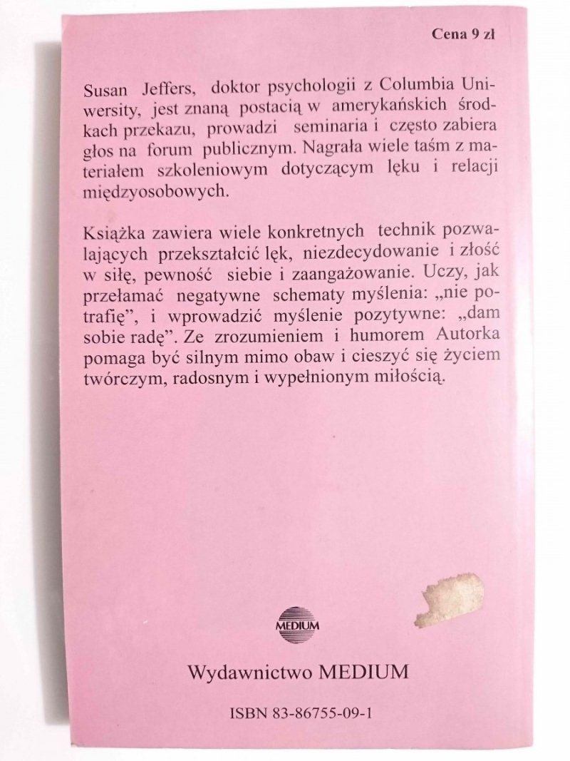 MIMO LĘKU - Susan Jeffers 1996