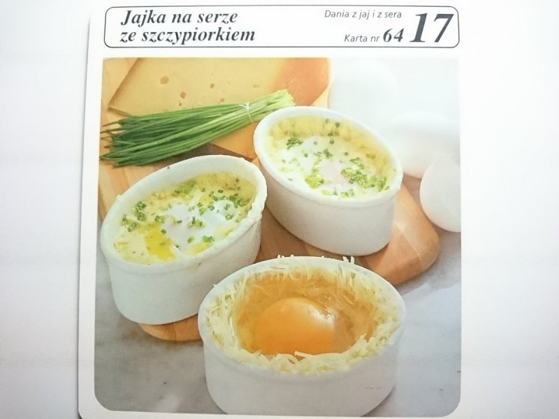 KARTA KULINARNA NR 64 JAJKA NA SERZE ZE SZCZYPIORK
