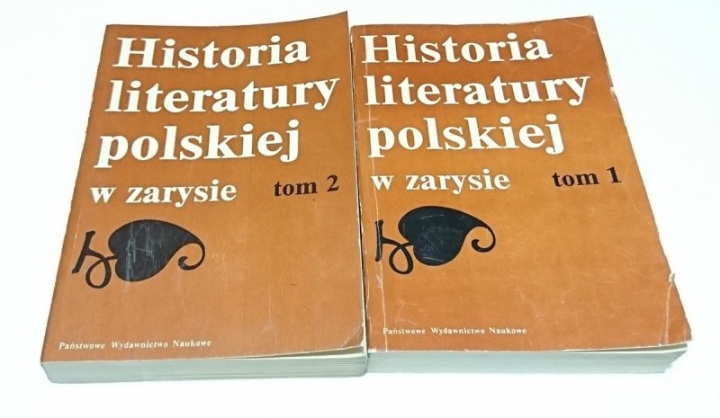 HISTORIA LITERATURY POLSKIEJ W ZARYSIE TOM 1 i 2