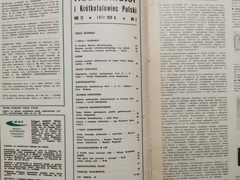 Radioamator i krótkofalowiec 2/1972