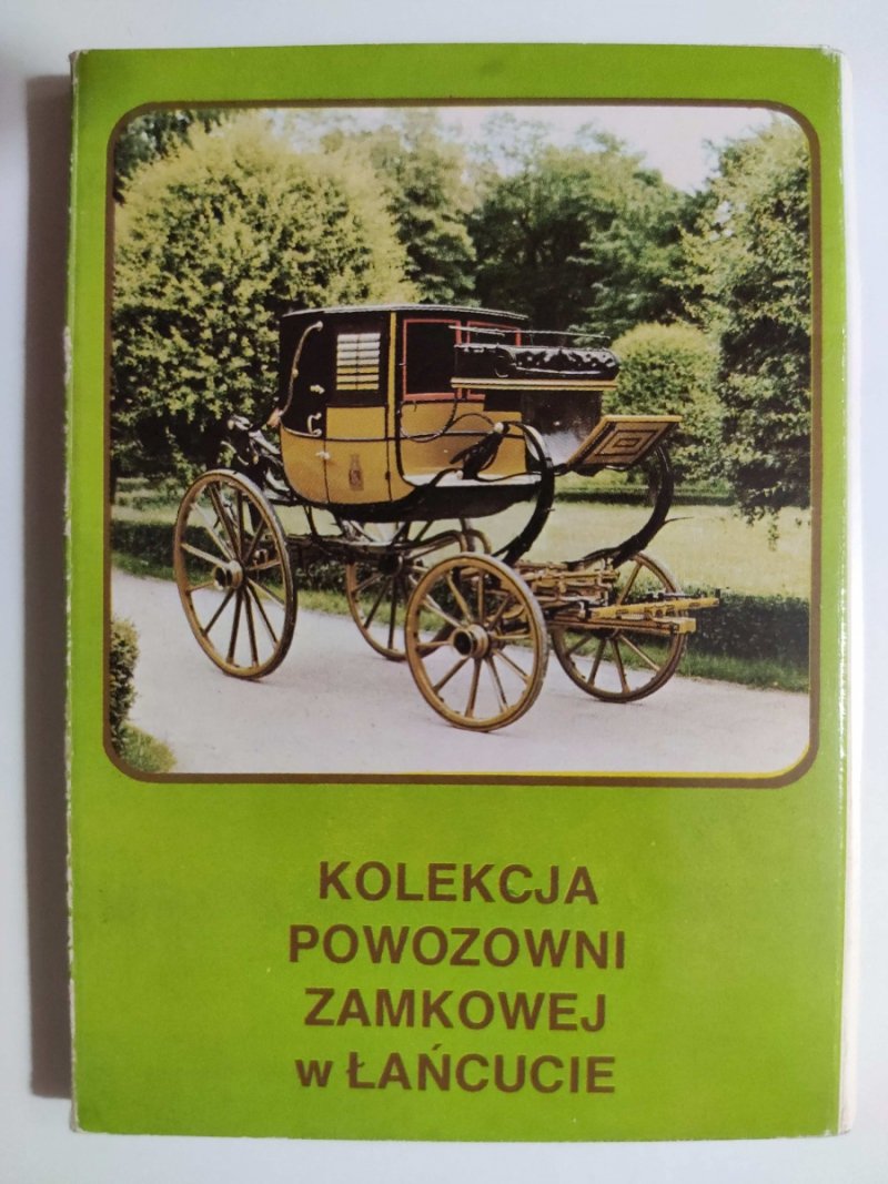 HARMONIKA 12 POCZTÓWEK. KOLEKCJA POWOZOWNI ZAMKOWEJ W ŁAŃCUCIE