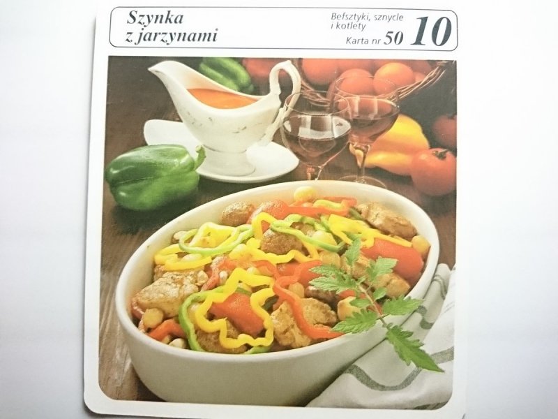KARTA KULINARNA NR 50 SZYNKA Z JARZYNAMI