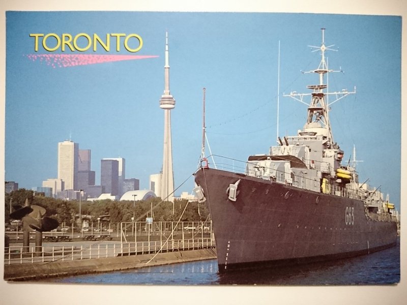 TORONTO. HMCS HAIDA DOCKED AT ONTARIO PLACE