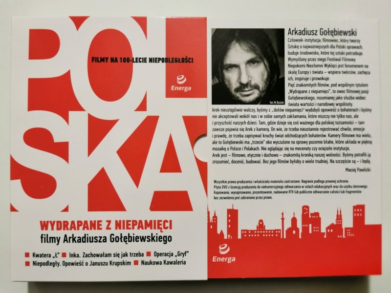 DVD. POLSKA FILMY NA 100-LECIE NIEPODLEGŁOŚCI. Zestaw 5 szt.