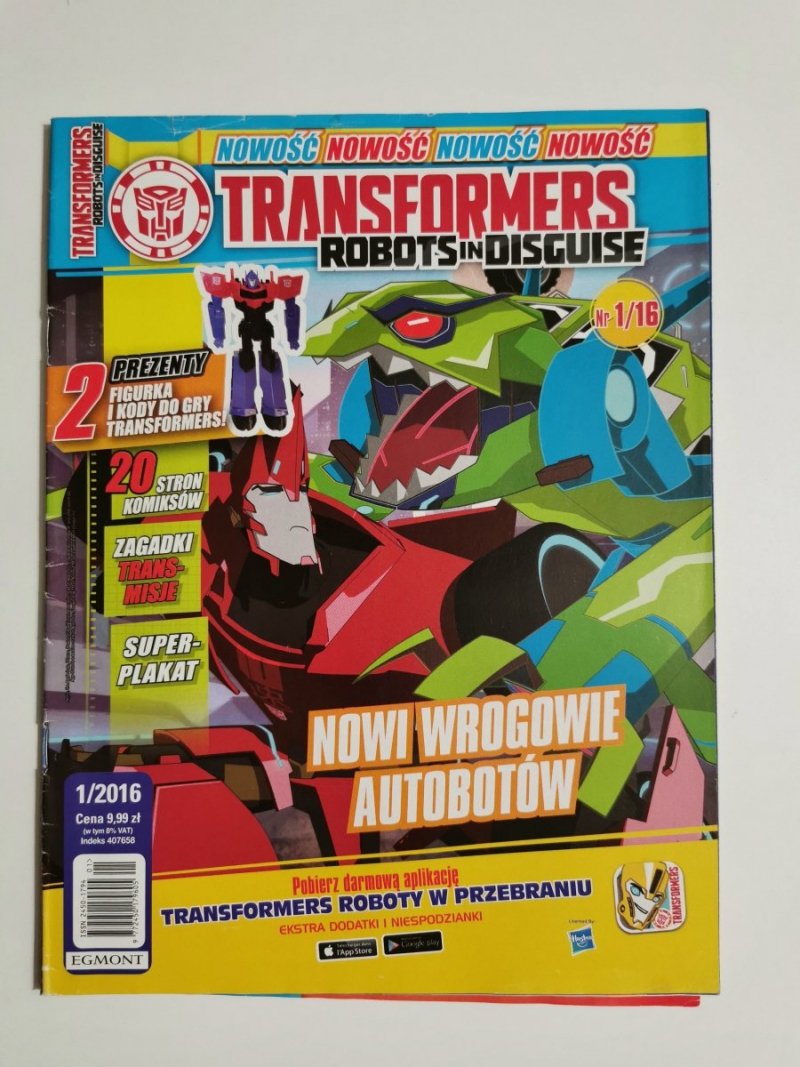 TRANSFORMERS ROBOTS IN DIGSUISE NR 1/2016
