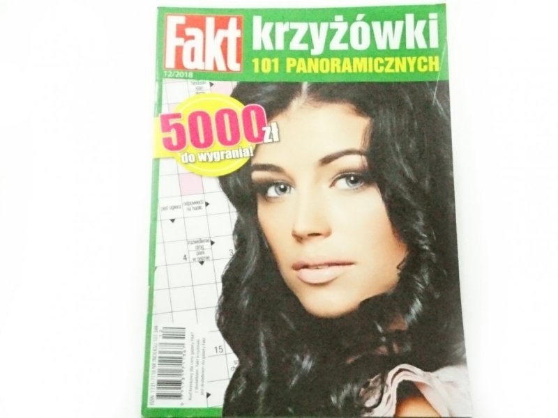 FAKT KRZYŻÓWKI 101 PANORAMICZNYCH NR 12/2018