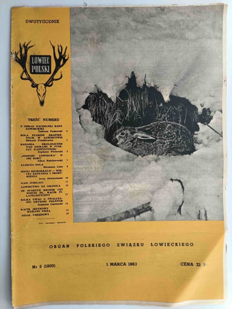 ŁOWIEC POLSKI NR 5/1963