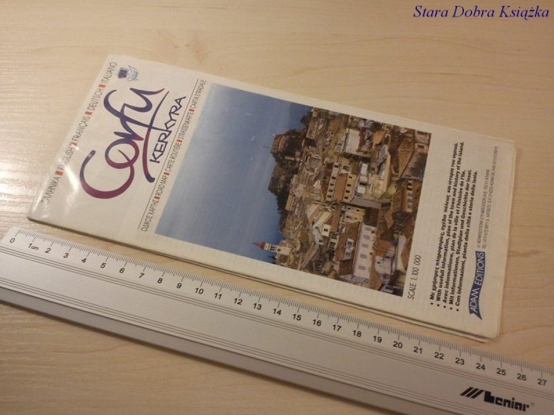 CORFU KERKYRA. MAPA 1 : 100 000
