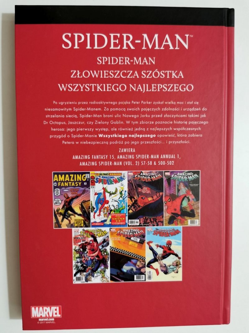 SUPERBOHATEROWIE MARVELA TOM 1 SPIDER-MAN 