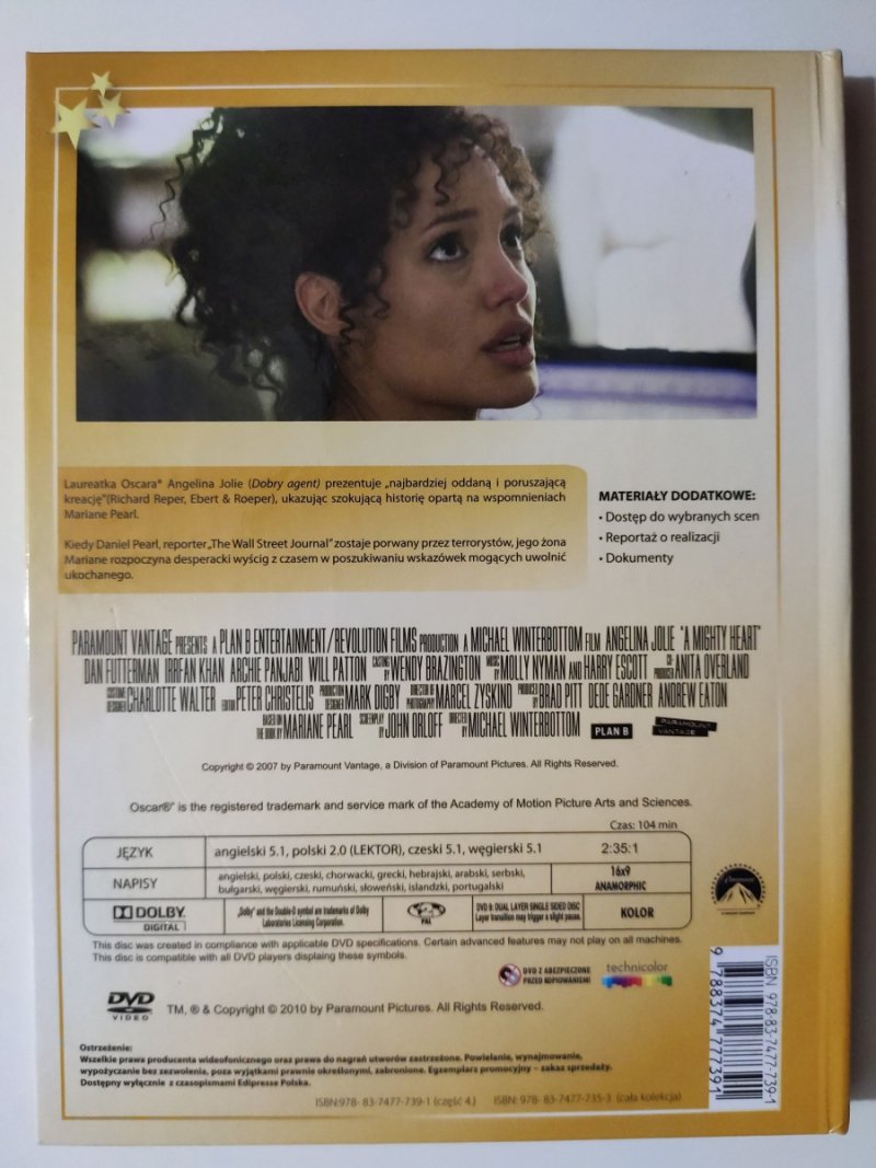 DVD. CENA ODWAGI. Angelina Jolie