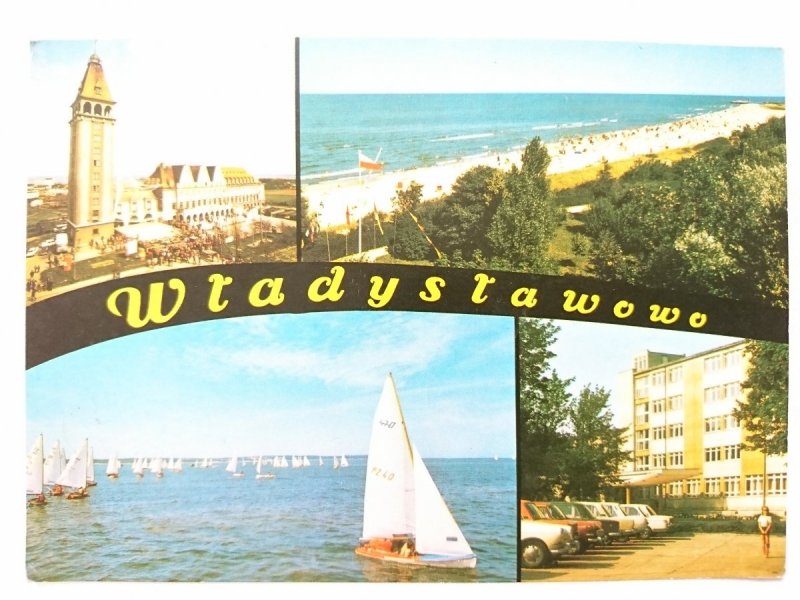 WŁADYSŁAWOWO. DOM RYBAKA. PLAŻA. REGATY. OŚRODEK WYSZKOLENIA FOT. D. BILSKA I INNI