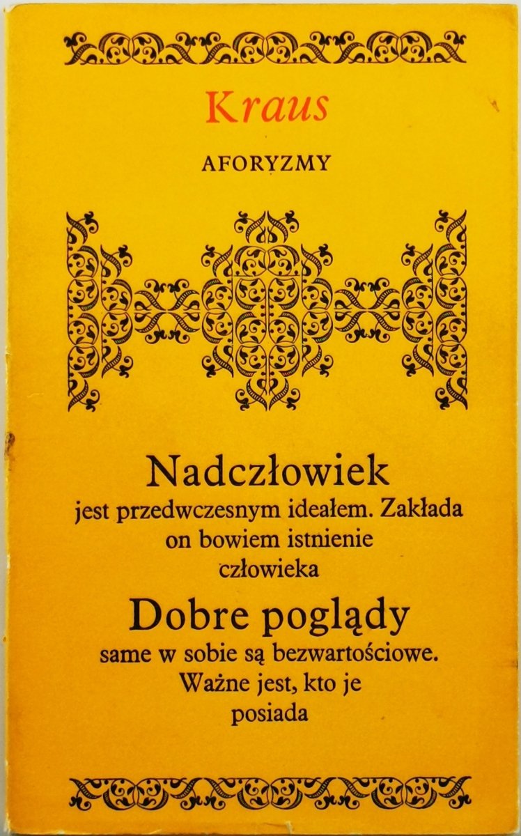 AFORYZMY - Karl Kraus