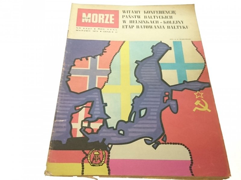 MORZE NR 3/520 ROK XXX/L MARZEC 1974