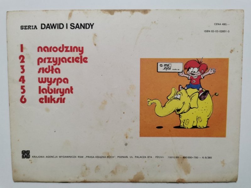 DAWID I SANDY TOM 2 PRZYJACIELE 