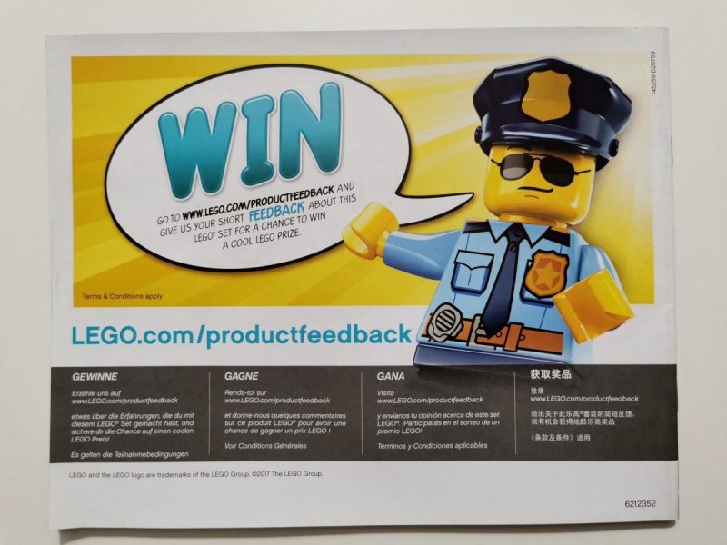LEGO CITY. INSTRUKCJA DO ZESTAWU NR 60164 