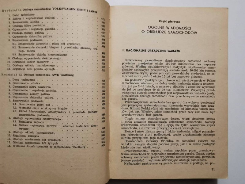 Obsługa samochodów importowanych - 1966