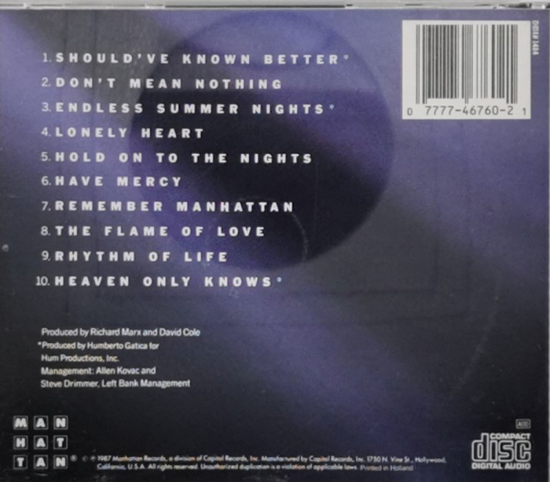 CD. RICHARD MARX