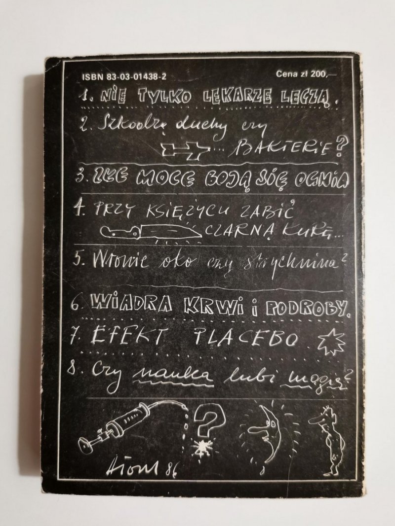 ZABIĆ CZARNĄ KURĘ. CZAROWNICY ZNACHORZY LEKARZE - Barbara Lipińska 1987