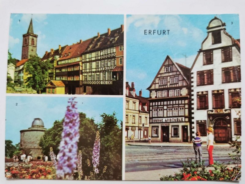 DDR. ERFURT. TRZY UJĘCIA
