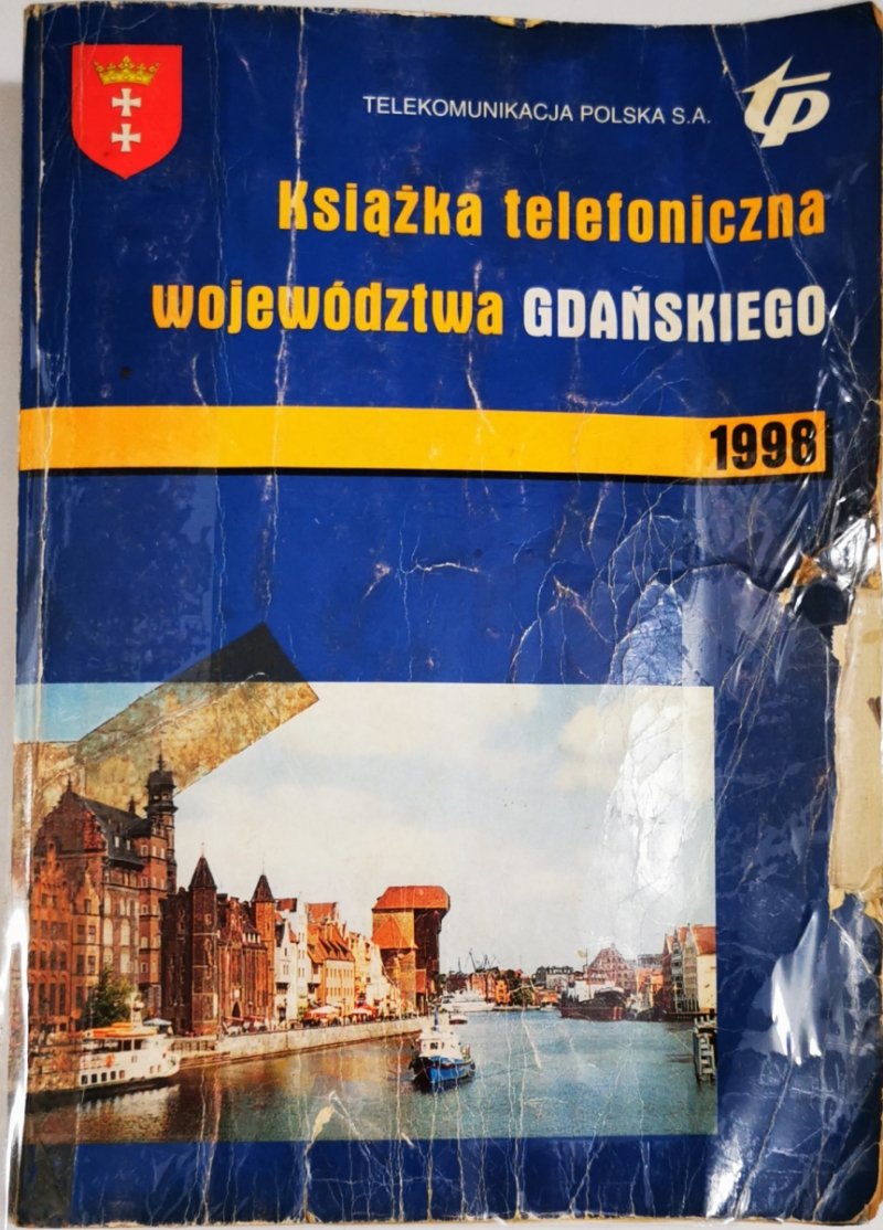 KSIĄŻKA TELEFONICZNA WOJEWÓDZTWA GDAŃSKIEGO 1998
