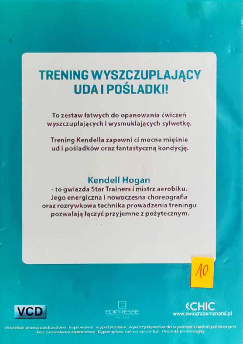 VCD. TRENING WYSZCZUPLAJĄCY UDA I POŚLADKI
