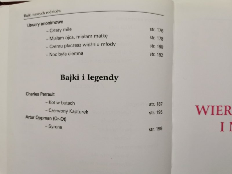 BAJKI NASZYCH RODZICÓW. WYBÓR