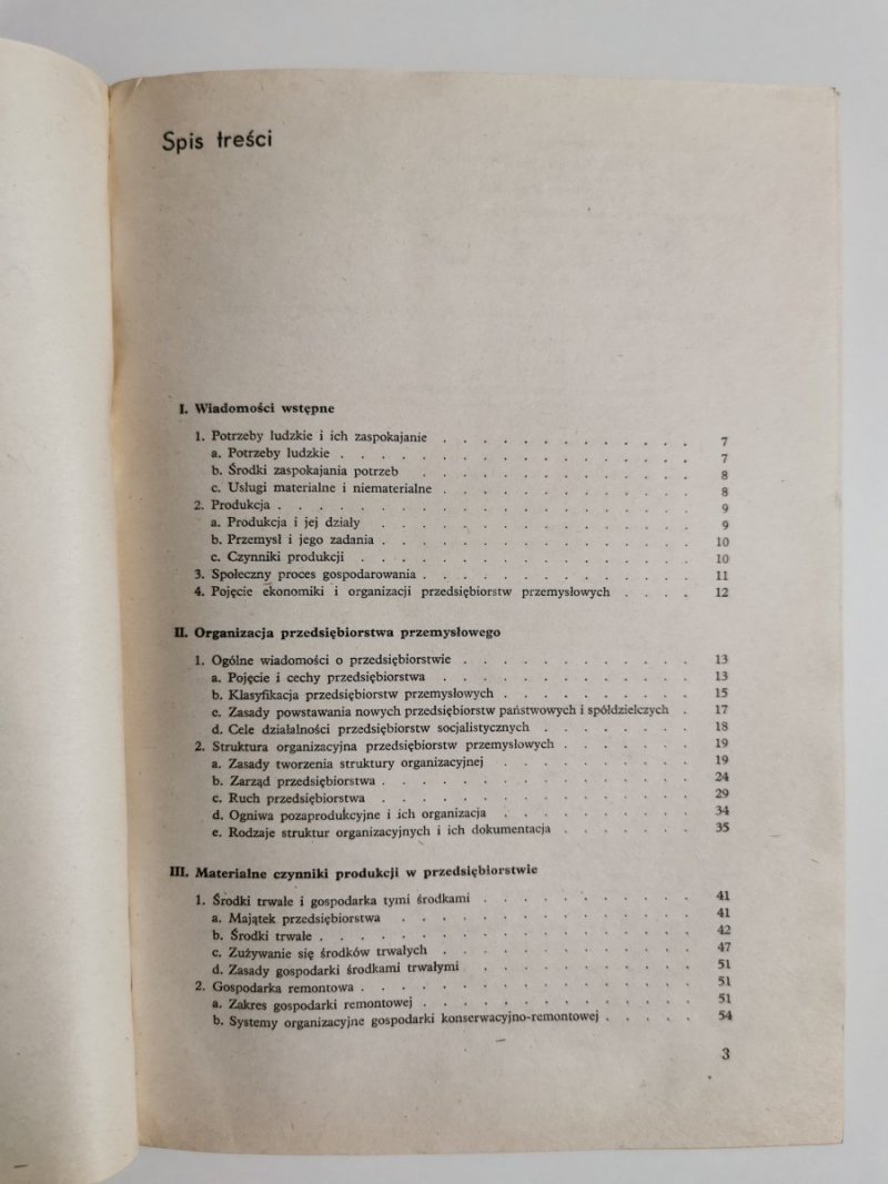 EKONOMIKA I ORGANIZACJA PRZEDSIĘBIORSTW PRZEMYSŁOWYCH CZ. 1 1984