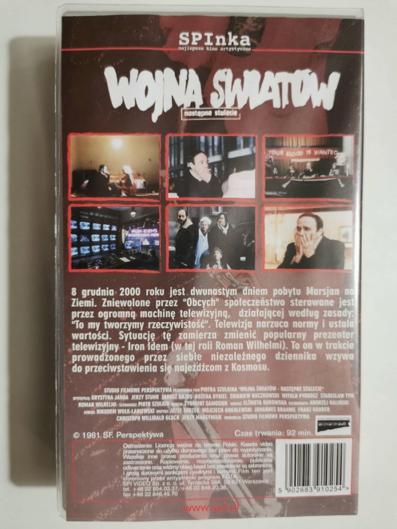 VHS. WOJNA ŚWIATÓW. NASTĘPNE STULECIE