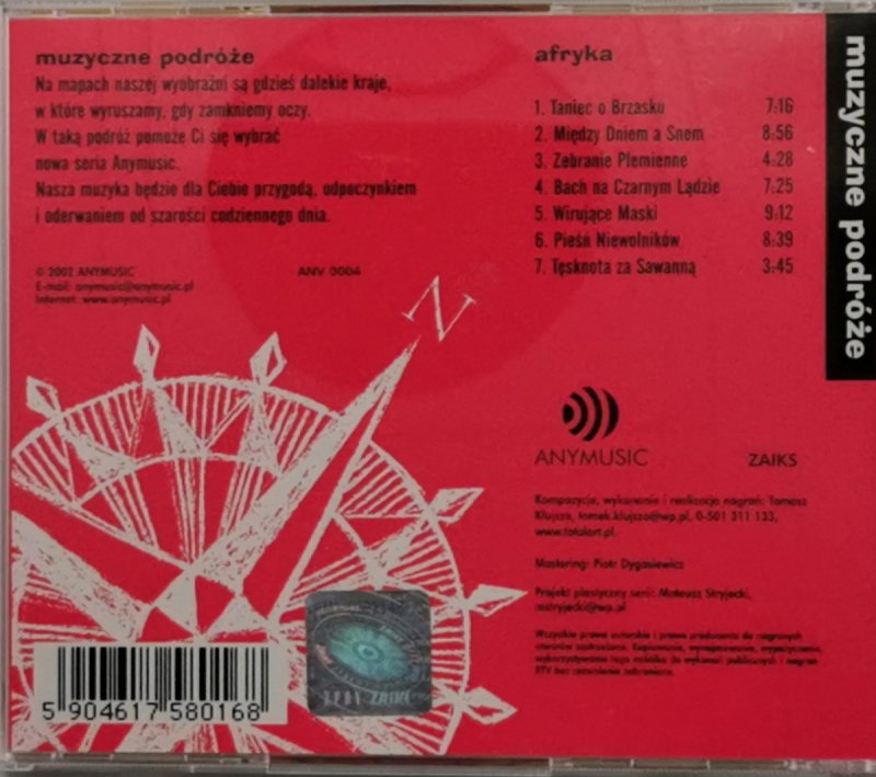 CD. AFRYKA MUZYKA SAWANNY