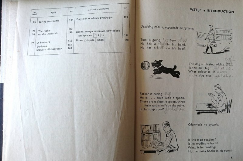 MY ENGLISH BOOK II ROK NAUKI - Jan Mickunas 1973