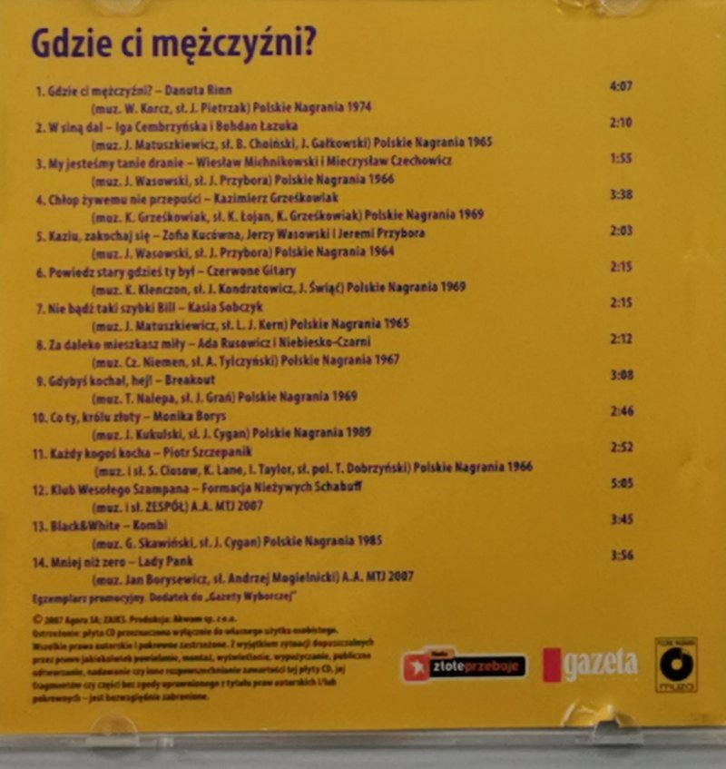 CD. ZŁOTE PRZEBOJE NA LATO NAJPOPULARNIEJSZE POLSKIE PIOSENKI LAT 60., 70. I 80.