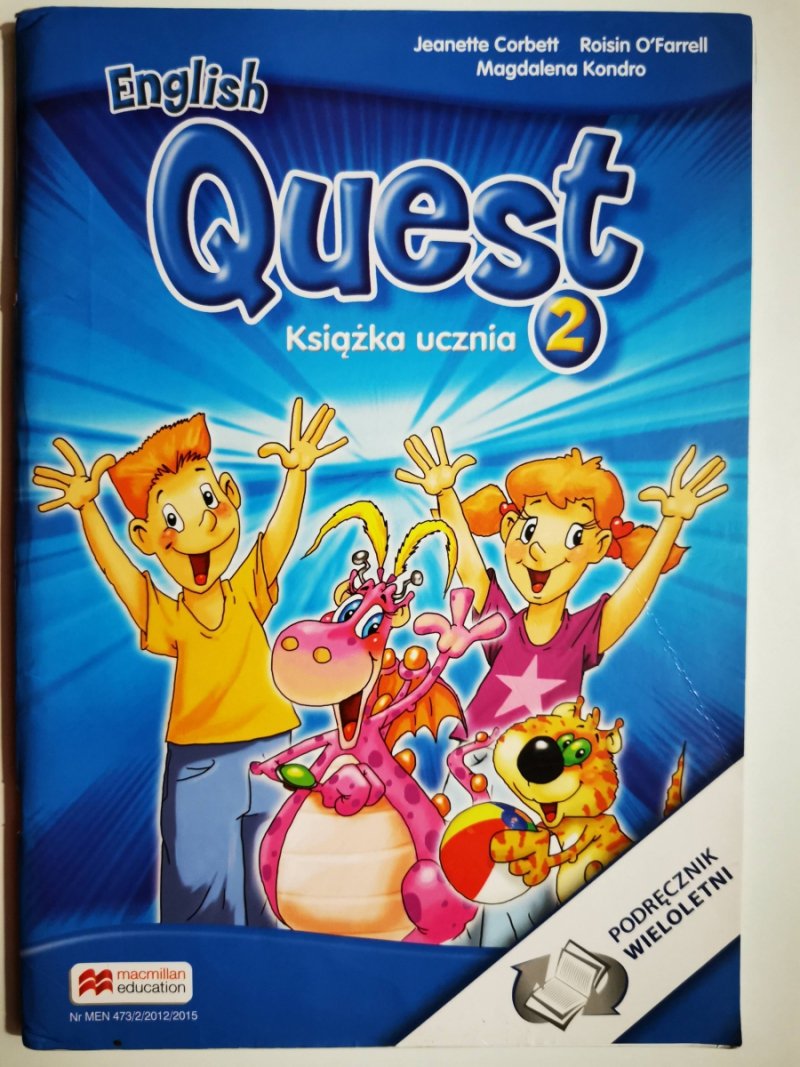 ENGLISH QUEST 2 KSIĄŻKA UCZNIA - Jeanette Corbett