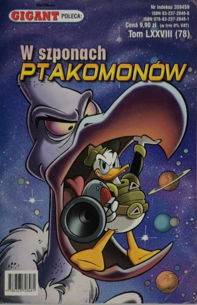 GIGANT TOM LXXVIII W SZPONACH PTAKOMONÓW