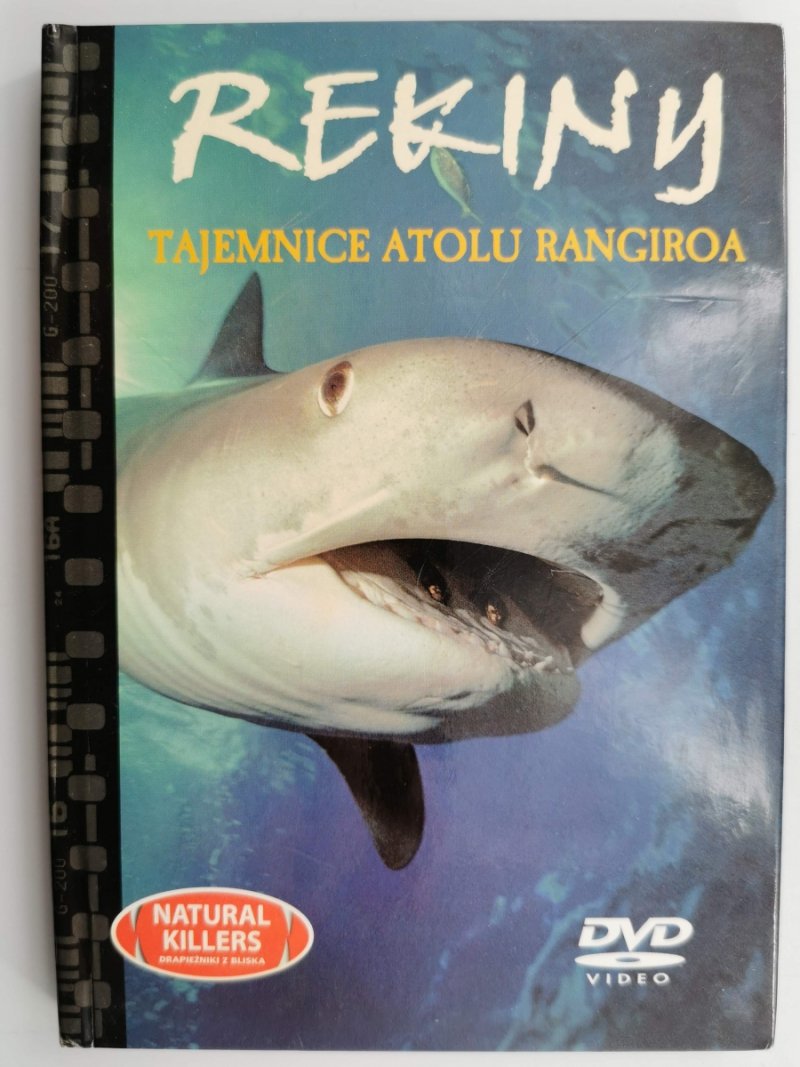 DVD. NATURAL KILLERS TOM 15. REKINY TAJEMNICE ATOLU RANGIROA