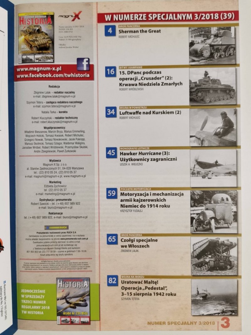 TECHNIKA WOJSKOWA HISTORIA NUMER SPECJALNY 3/2018