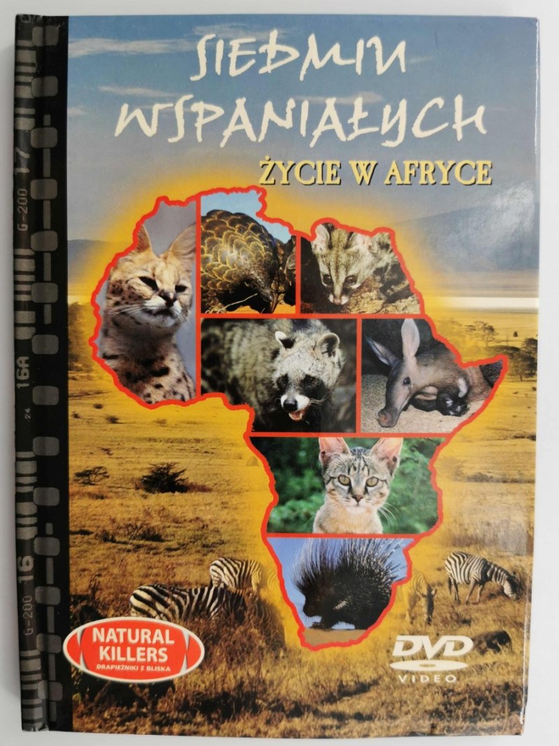 DVD. NATURAL KILLERS TOM 22. SIEDEM WSPANIAŁYCH ŻYCIE W AFRYCE