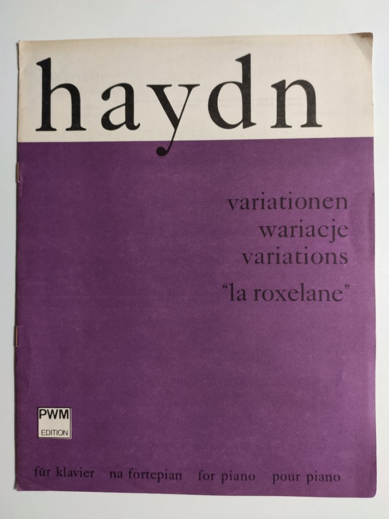 WARIACJE - J. Haydn