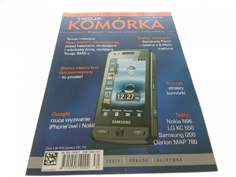 TWOJA KOMÓRKA NR 11/130 LISTOPAD 2008