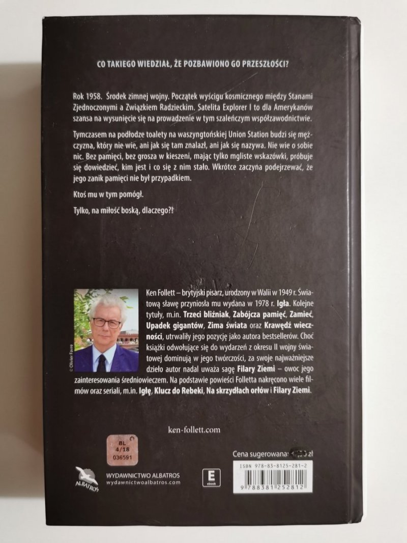 ZABÓJCZA PAMIĘĆ - Ken Follett 