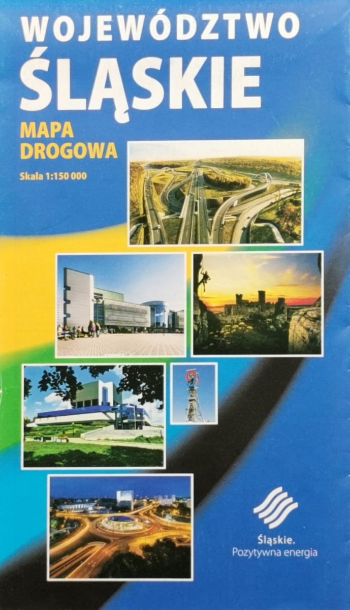 WOJEWÓDZTWO ŚLĄSKIE MAPA DROGOWA SKALA 1: 1500 000