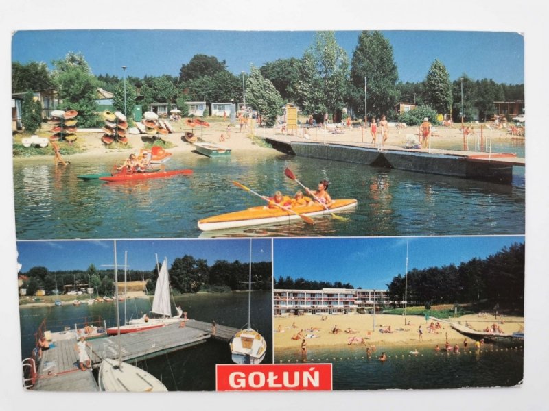 GOŁUŃ. MIEJSCOWOŚĆ WYPOCZYNKOWA NAD JEZ. GOŁUŃ. WDZYDZKI PARK KRAJOBRAZOWY